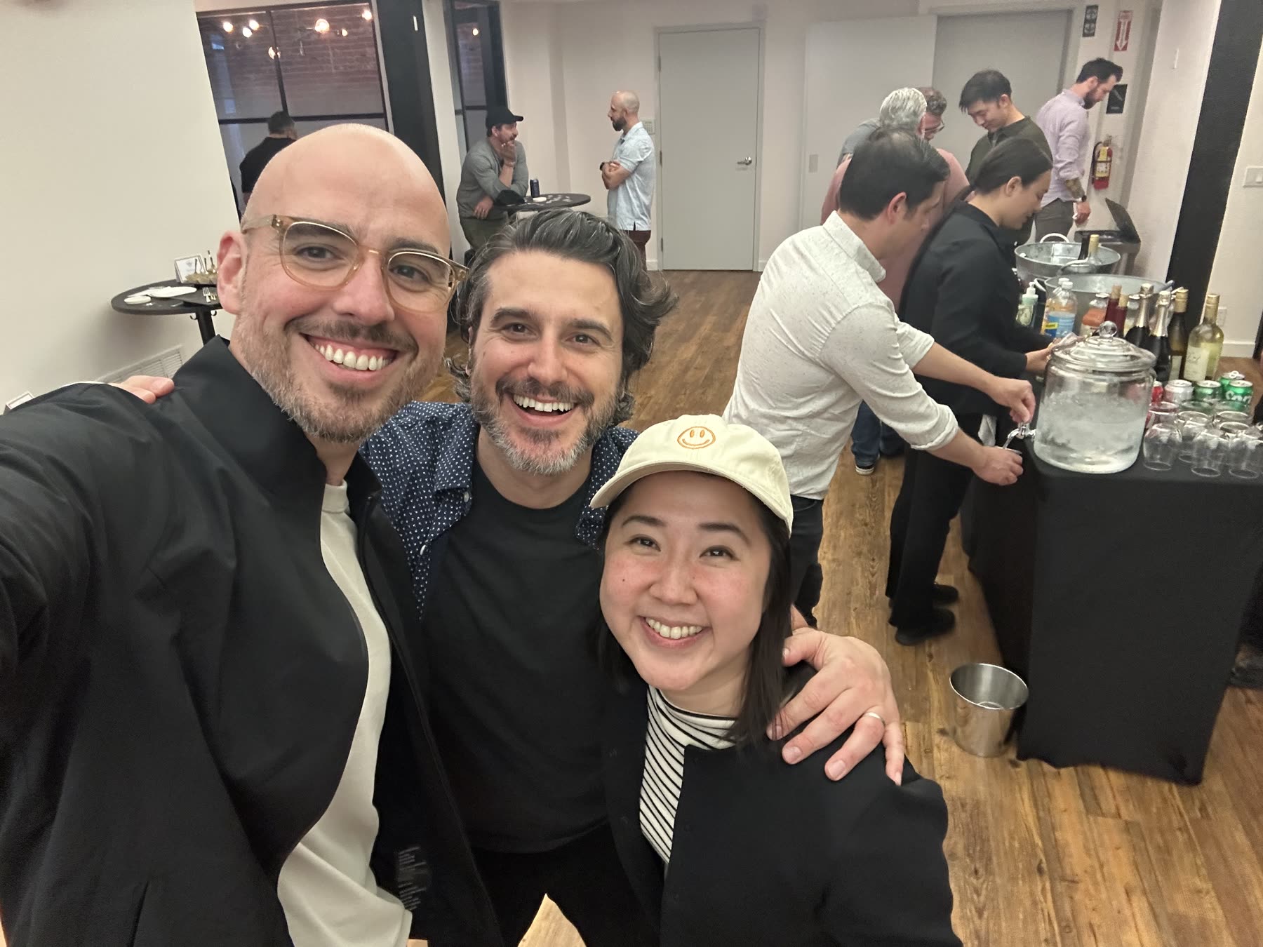 With the GrowthX team at an event